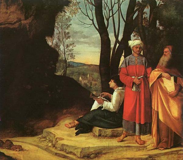 Giorgione The Three Philosophers Germany oil painting art