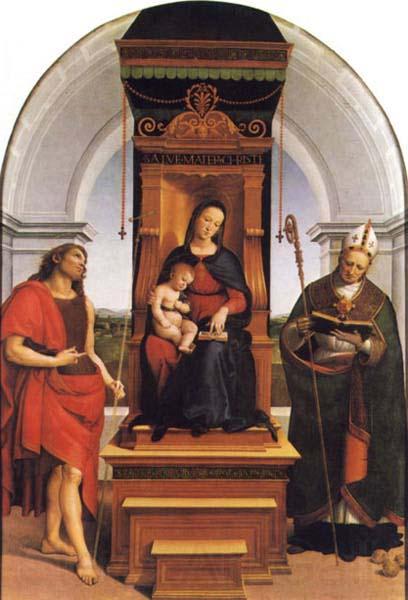 Raphael The Ansidei Altarpiece, Norge oil painting art