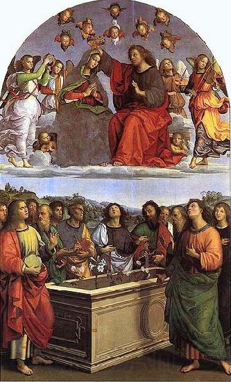 Raphael The Coronation of the Virgin Norge oil painting art