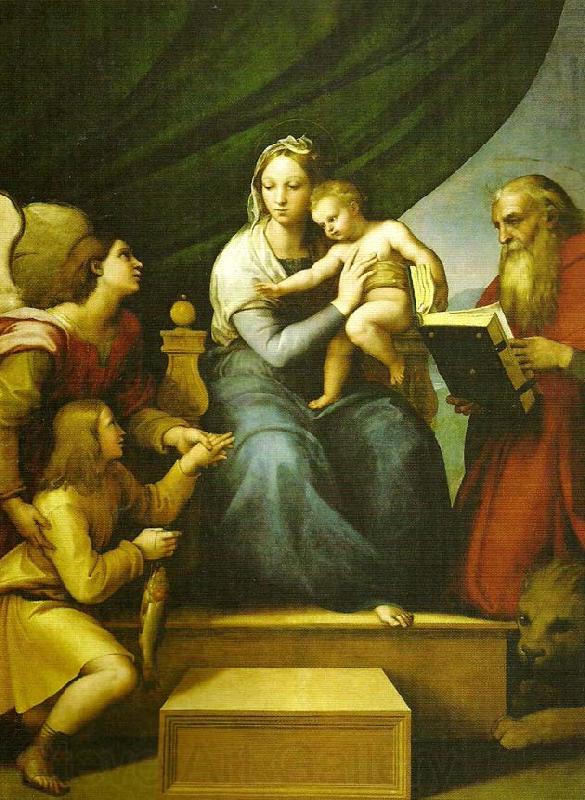 Raphael the madonna del pesce Germany oil painting art