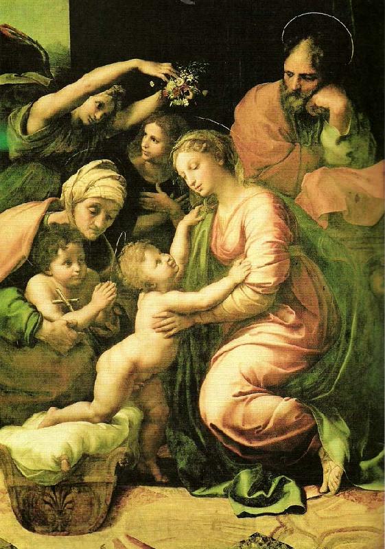 Raphael large holy family Norge oil painting art