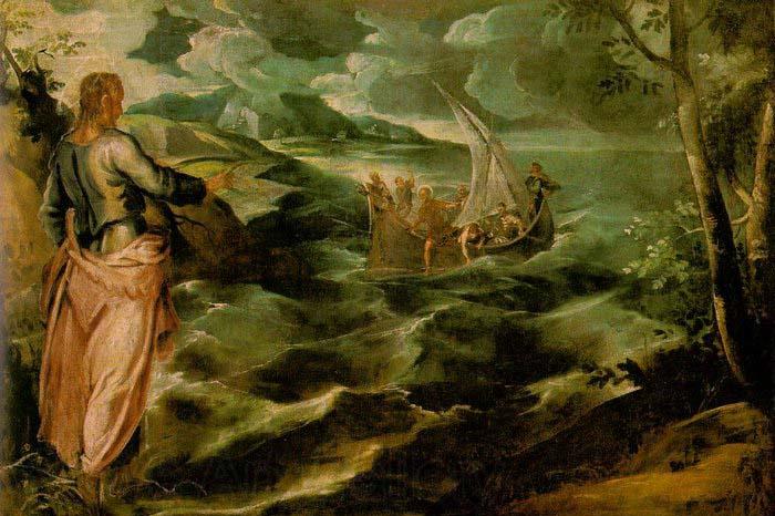 Tintoretto Christ at the Sea of Galilee France oil painting art