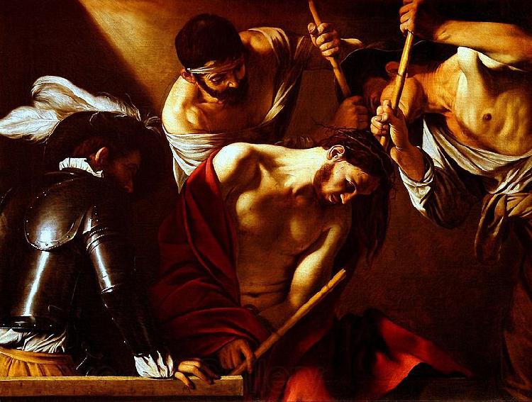 Caravaggio Dornenkronung Christi Germany oil painting art