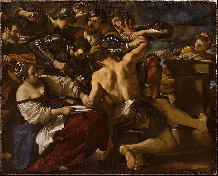 GUERCINO Samson Captured by the Philistines France oil painting art