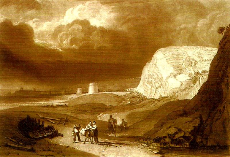 J.M.W.Turner martello towers near bexhill sussex Norge oil painting art