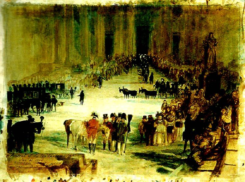 J.M.W.Turner funeral of sir thomas lawrence Spain oil painting art