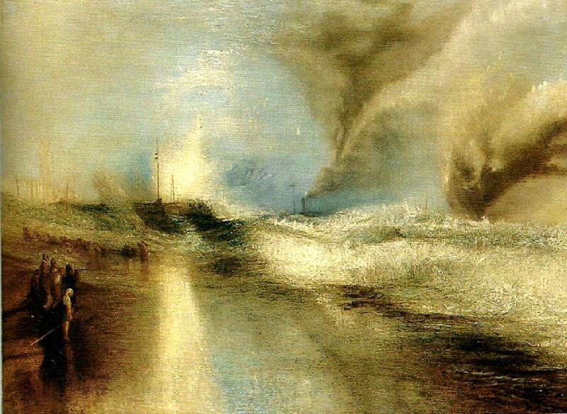 J.M.W.Turner lights to warn steam-boats of shoalwater Spain oil painting art