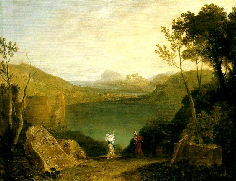 J.M.W.Turner aeneas and the sibyl, lake avernus Spain oil painting art