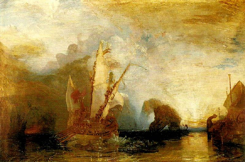 J.M.W.Turner ulysses deriding polyphemus-homer's odyssey France oil painting art
