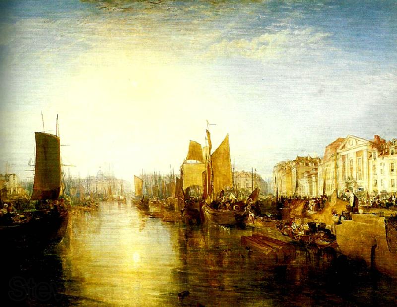 J.M.W.Turner harbour of dieppe Germany oil painting art