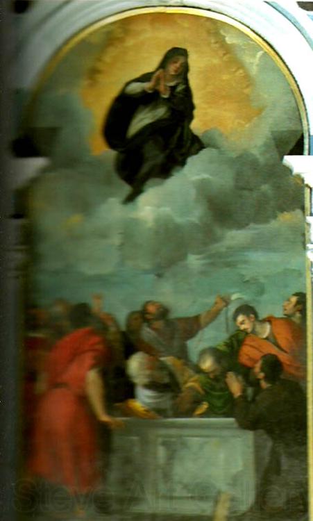 Titian l, assomption de la vierge Norge oil painting art