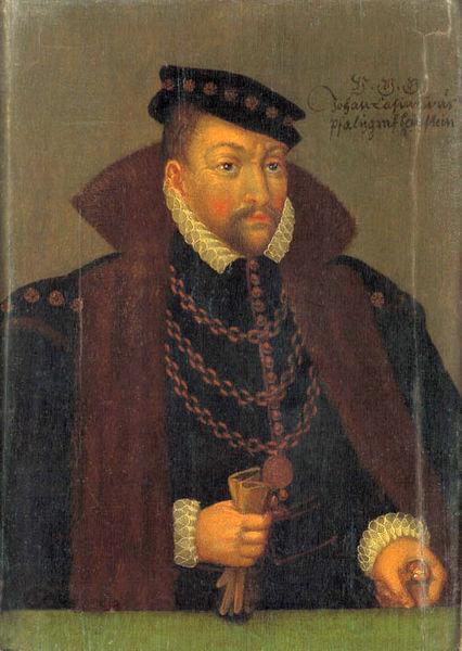 Anonymous Portrait of Johann Casimir von Pfalz Simmern Norge oil painting art