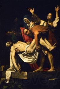 Caravaggio The Deposition of Christ Spain oil painting art