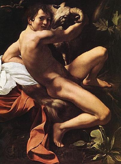 Caravaggio Youth with a Ram Norge oil painting art