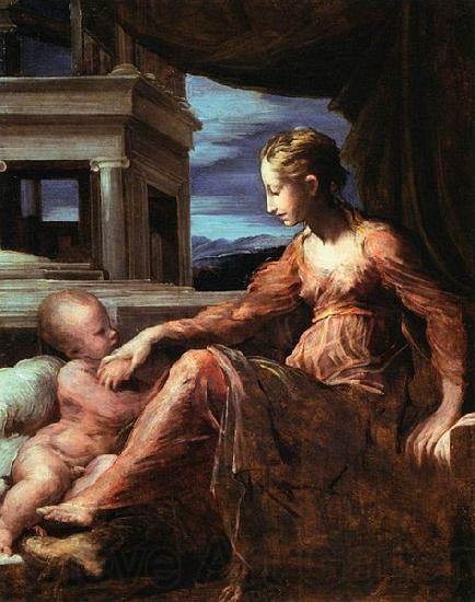 PARMIGIANINO Virgin and Child Spain oil painting art