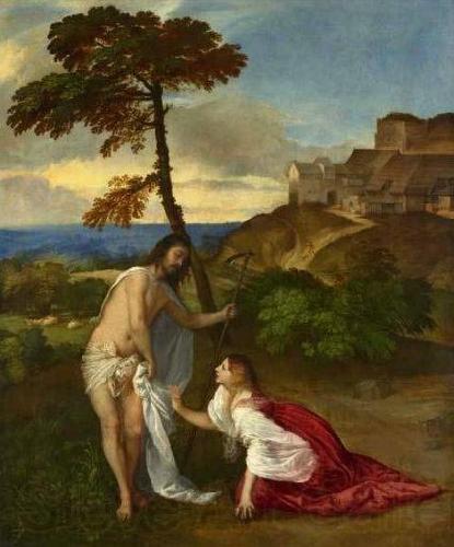 Titian Noli me tangere Norge oil painting art