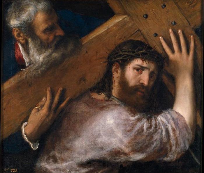 Titian Christ Carrying the Cross Norge oil painting art