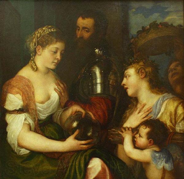 Titian Allegorie conjugale France oil painting art