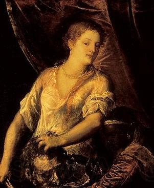 Titian Judith with the head of Holofernes Spain oil painting art