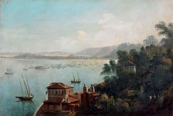 Anonymous View of the port of Bahia Norge oil painting art