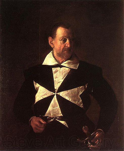 Caravaggio Portrait of Antonio Martelli.