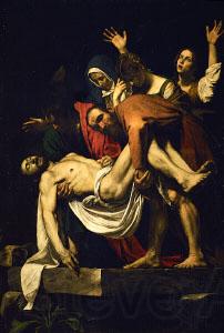 Caravaggio Deposition of Christ Spain oil painting art