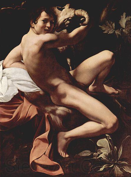 Caravaggio Saint John the Baptist Norge oil painting art