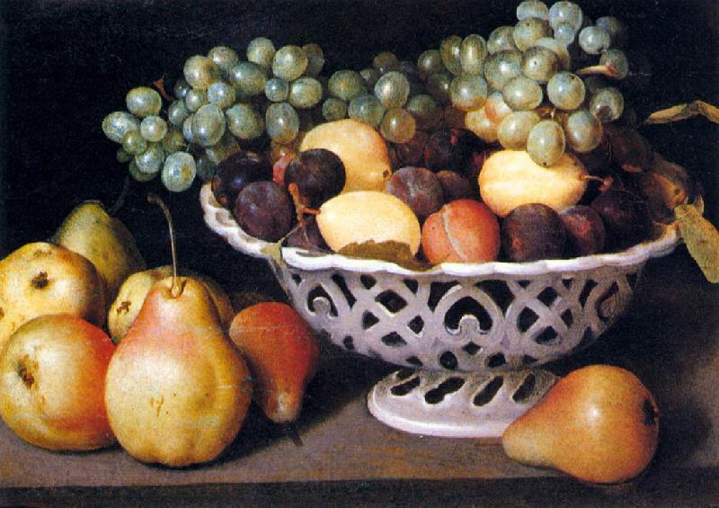 Galizia,Fede Maiolica Basket of Fruit Norge oil painting art