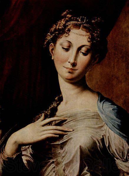 PARMIGIANINO Madonna mit dem langen Hals Germany oil painting art