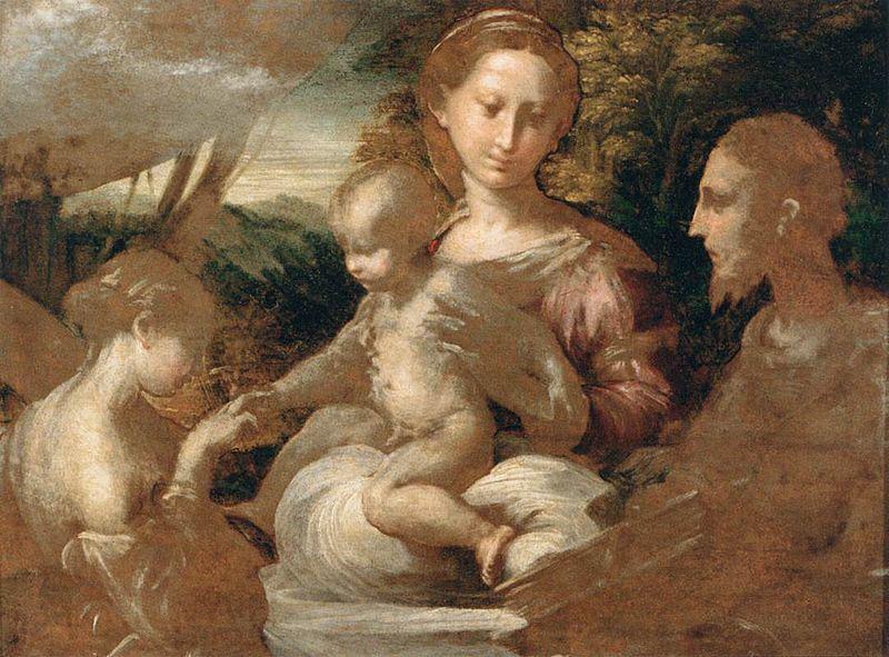 PARMIGIANINO The Mystic Marriage of St Catherine Germany oil painting art