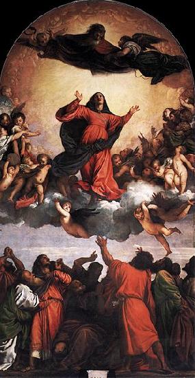 Titian Assumption of the Virgin Germany oil painting art
