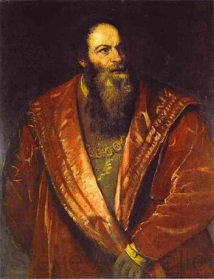 Titian Portrait of Pietro Aretino