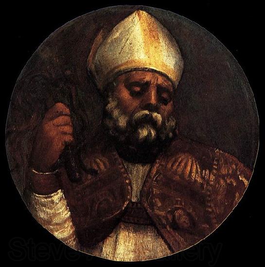 Titian St Ambrose Spain oil painting art