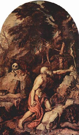 Titian Hl. Hieronymus Spain oil painting art