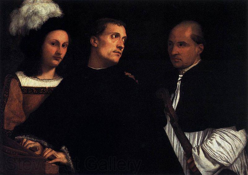 Titian Das Konzert Norge oil painting art