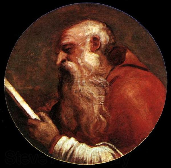 Titian St Jerome Norge oil painting art