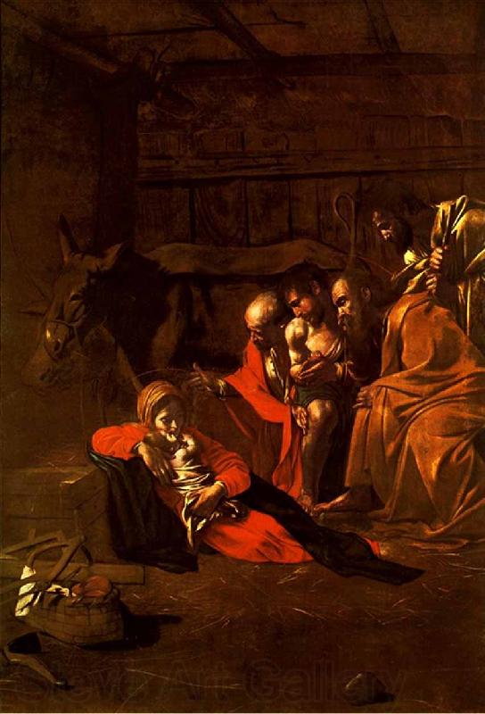 Caravaggio Adoration of the Shepherds Spain oil painting art