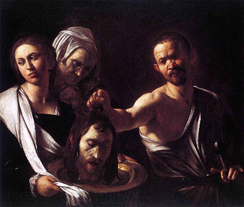 Caravaggio Salome with the Head of John the Baptist Spain oil painting art