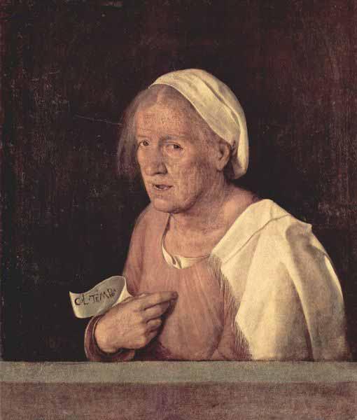 Giorgione Portrat einer alten Frau Spain oil painting art