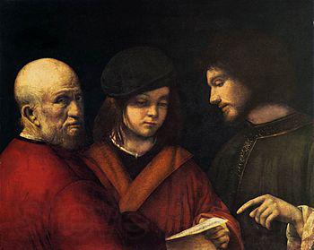 Giorgione The Three Ages of Man Spain oil painting art