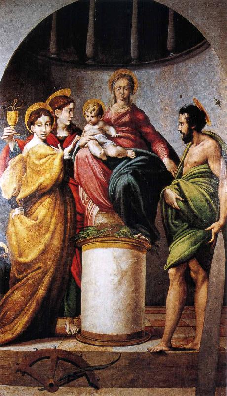 PARMIGIANINO Bardi Altarpiece Norge oil painting art