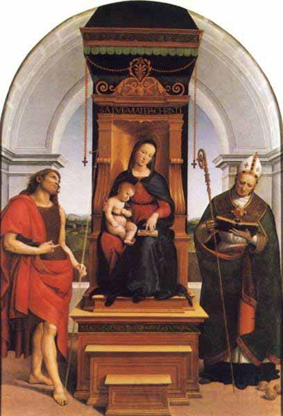 Raphael Ansidei Madonna Norge oil painting art