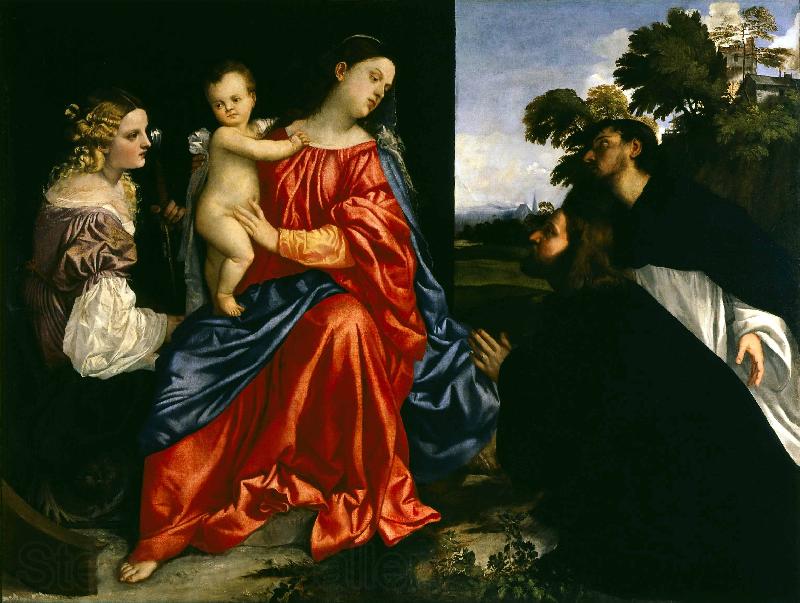 Titian Balbi Holy Conversation Norge oil painting art
