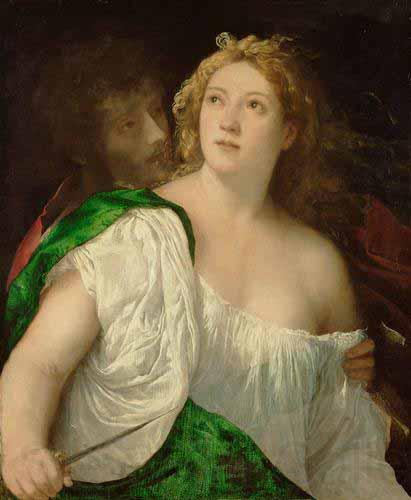 Titian Tarquin and Lucretia Norge oil painting art