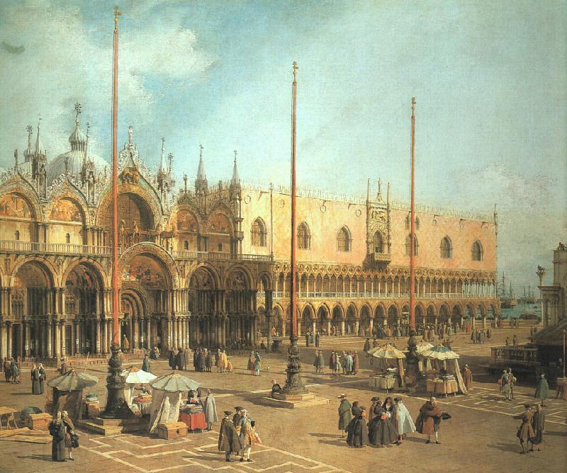 Canaletto Piazza San Marco- Looking Southeast