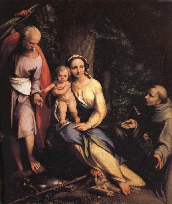 Correggio The Rest on the Flight into Egypt France oil painting art