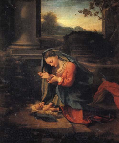 Correggio The Adoration of the Child Spain oil painting art