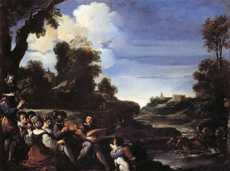 GUERCINO Concert Champetre France oil painting art