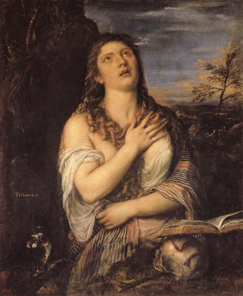 Titian Penitent Mary Magdalen Germany oil painting art