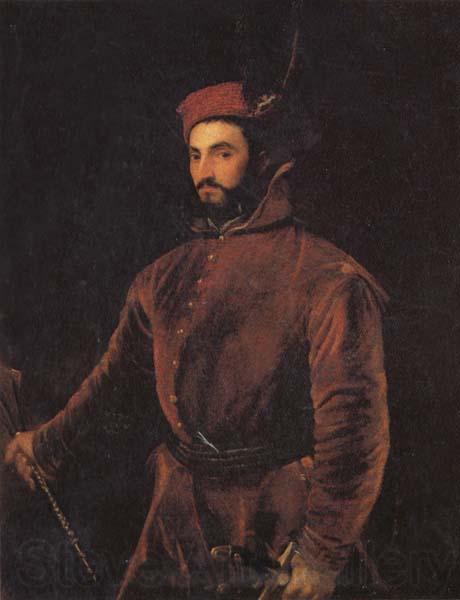 Titian Portrait of Ippolito de'Medici in a Hungarian Costume Spain oil painting art
